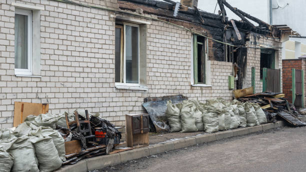 Professional Fire Damage Removal technician working in Hanover, PA